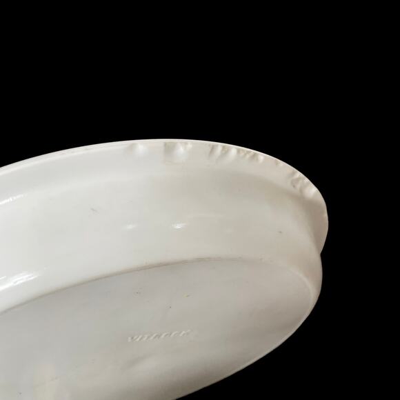 Vintage Little Bo Peep Milk Glass Divided Child Plate Vitrock Nursery Rhyme READ - Picture 6 of 12